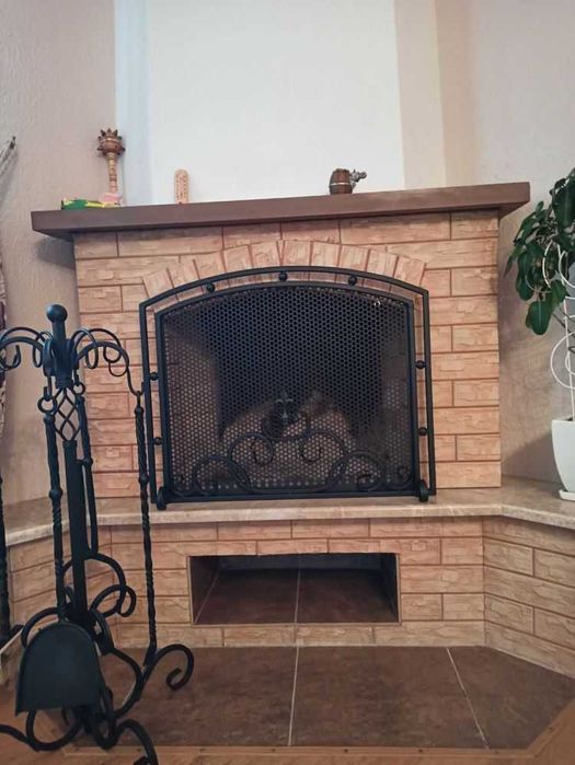 Каминный экран, каминный набор