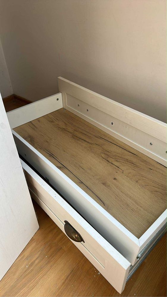Komoda szafka z szyfladami markskel iczna skandynawska biały dąb