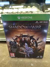 Gra Xbox one Shadow of War Middle Earth Gold edition Nowa steelbook