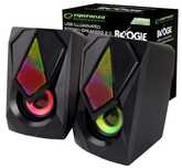 Gamingowe głośniki komputerowe 2.1 Esperanza BOOGIE USB LED RAINBOW