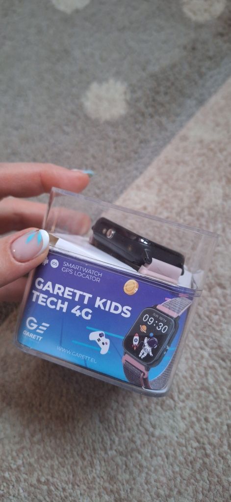 Zegarek Garett Kids Tech 4G  smartwatch dla dzieci, na gwarancji