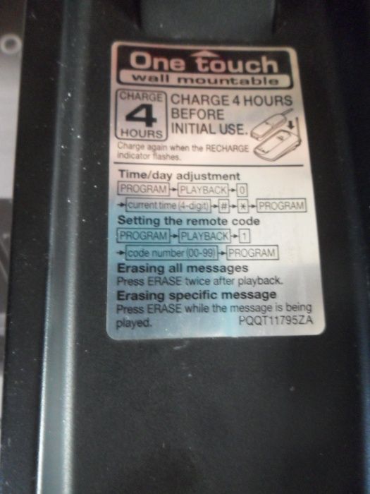 Радиотелефон PANASONIC KX-TC 1500 B с цифровым автоответчиком