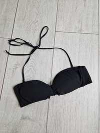 H&M czarna góra od stroju kąpielowego bikini bandeau 36