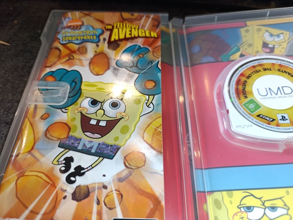 SpongeBob SquarePants The Yellow Avenger PSP super stan sklep zamiana