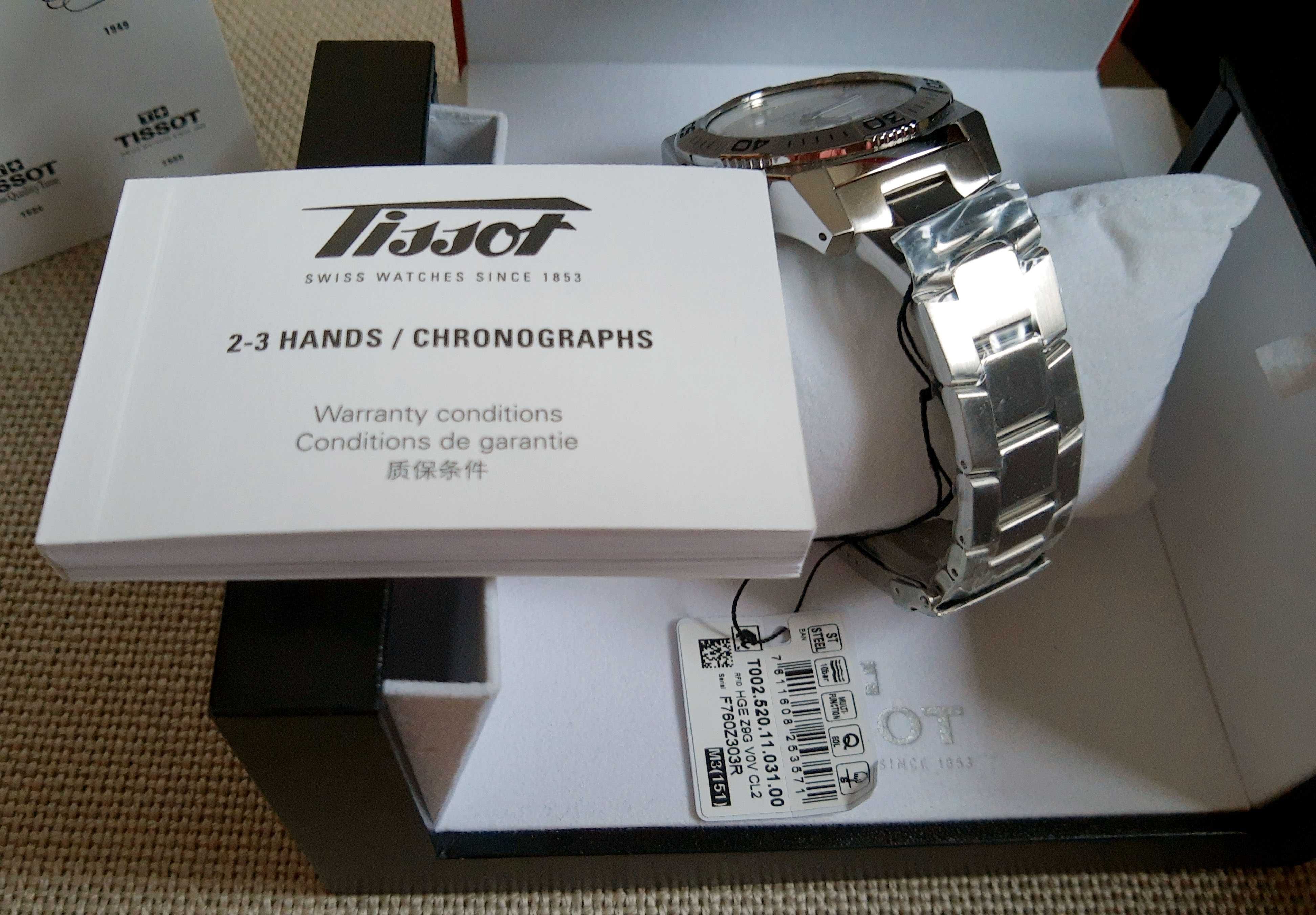 НОВЫЕ Часы Tissot Racing-Touch T-Touch Watch T002.520.11.031.00 Swiss