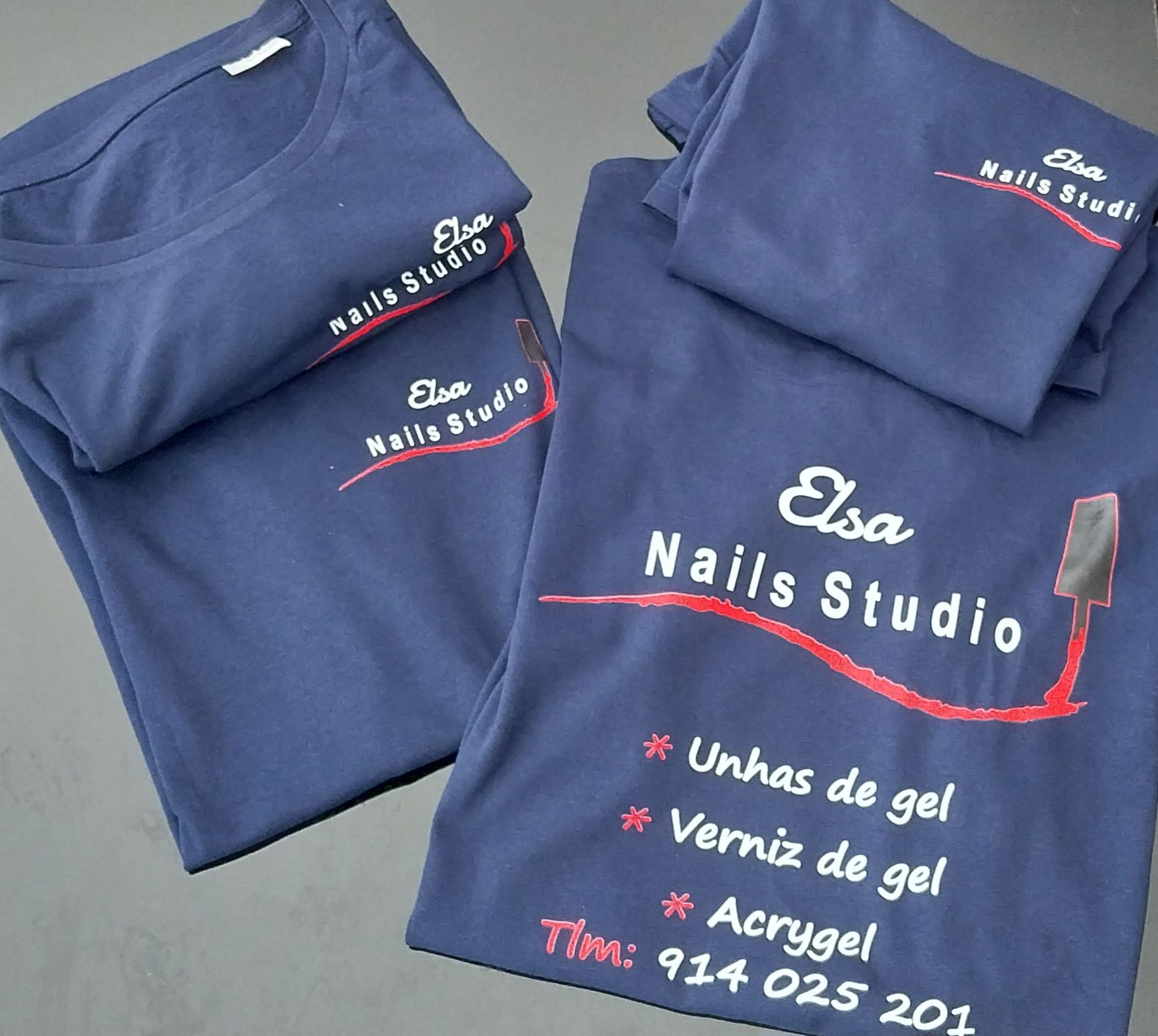 T-shirts personalizadas para empresas ou particulares com a sua marca