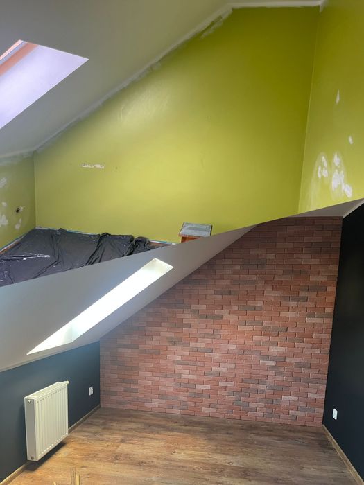 Usługi wykończeniowe malowanie wnętrz