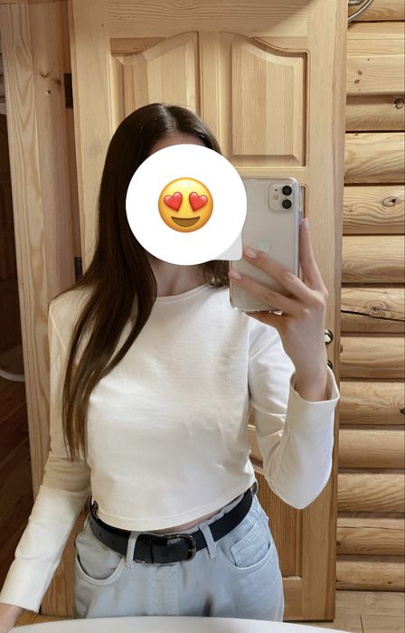 Кофта - лонг біла