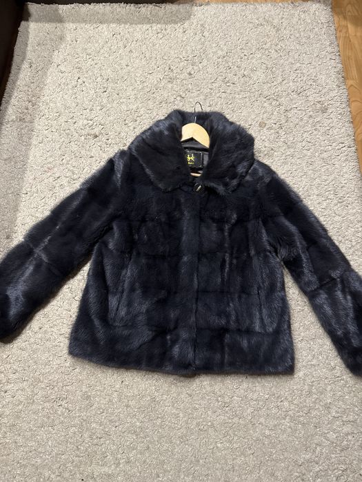 Шуба норковая серая, трансформер