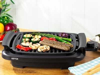 Grill elektryczny HOFFEN stołowy MINIMUM DYMU Model SG-0147