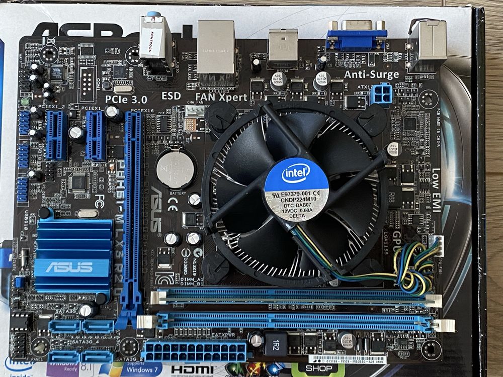 Комплект Asus P8H61M-LX3-R2.0 + Celeron G645 + 4Gb DDR3