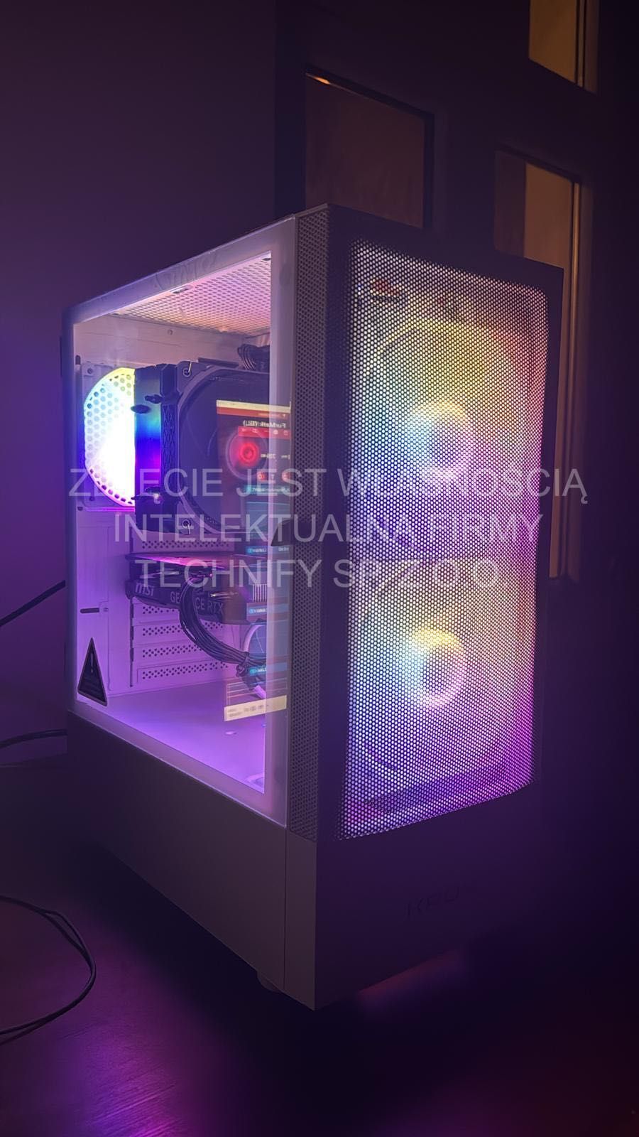 Komputer Gamingowy RTX 4060, Ryzen 5 3600. FV VAT23%, Gwarancja 2 Lata