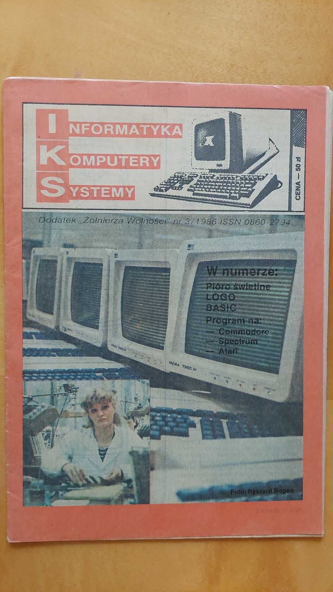 IKS Informatyka Komputery Systemy nr 3/1986