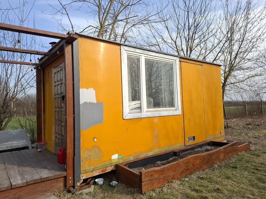 Ocieplany kontener mieszkalny domek przenośny, tiny house