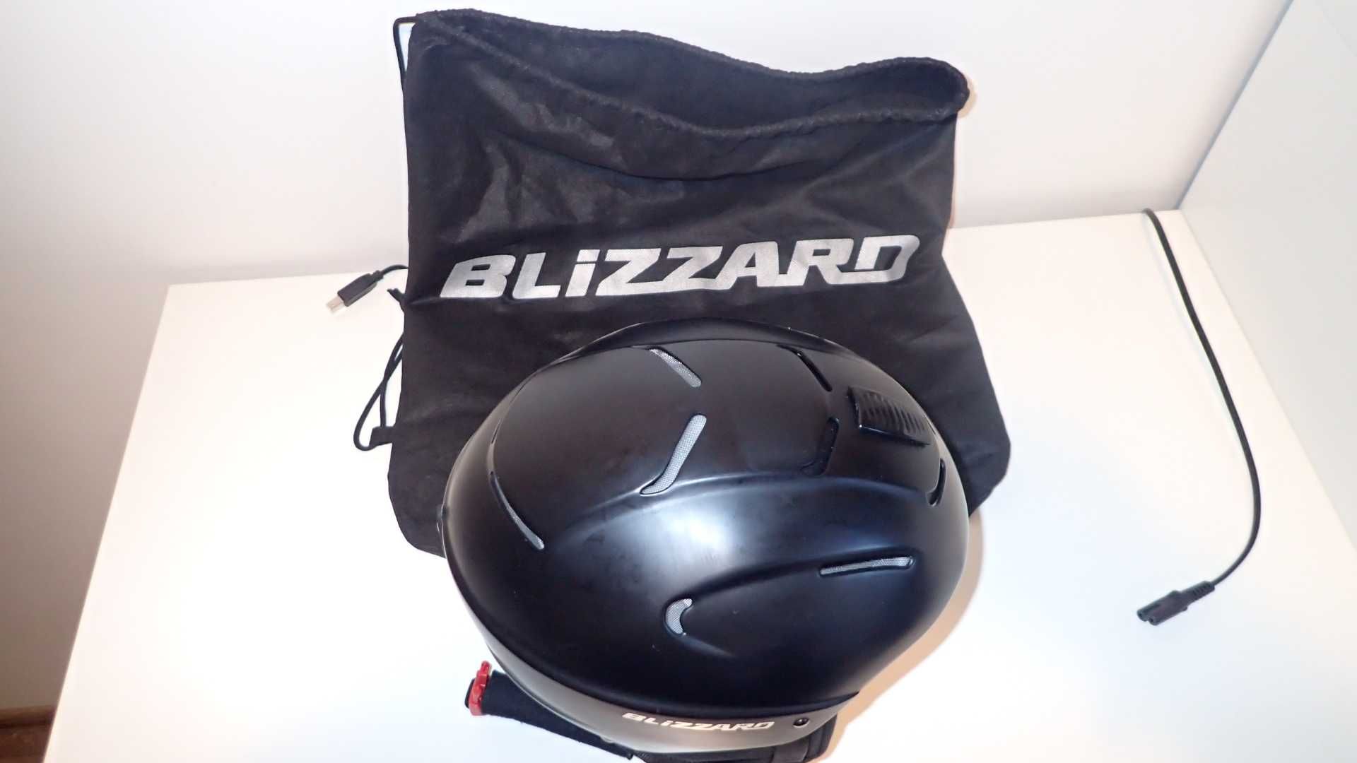 Kask Blizzard Mega rozmiar . 52-56 cm czarny mat