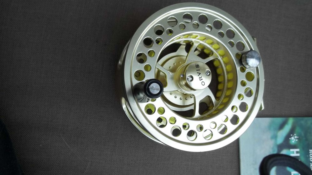 kołowrotek muchowy ORVIS hydros large arbor V gold do linek 9-12 #