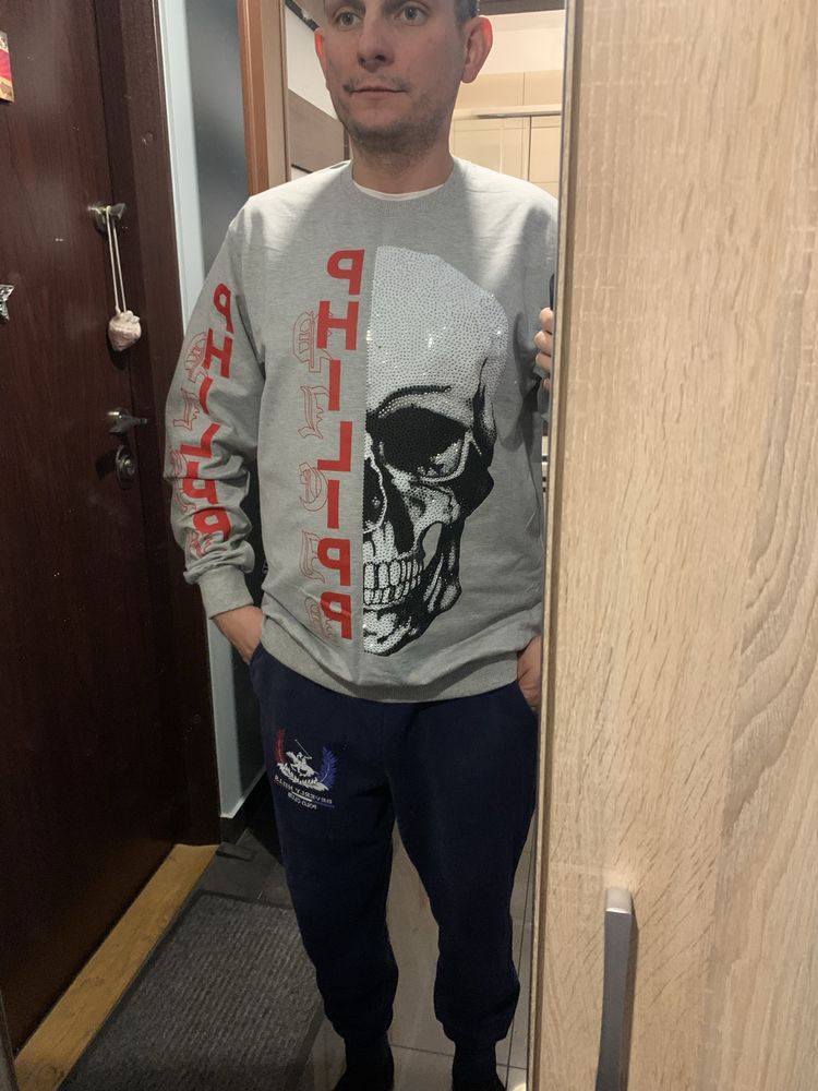 Męska bluza marki Philipp Plein rozm. Xl (nowa z metką)