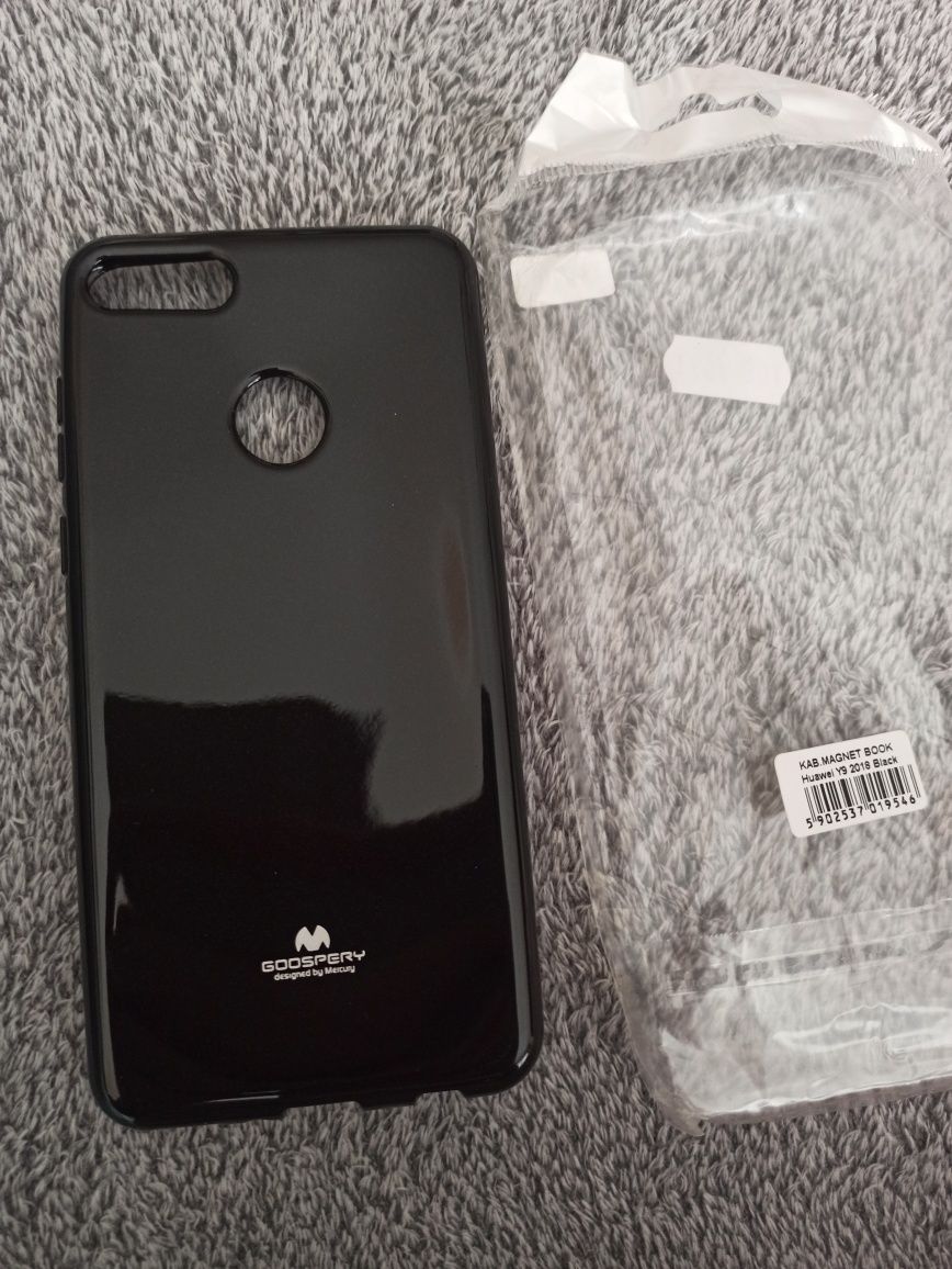 Nowe czarne Etui case do huawei Y9 2018