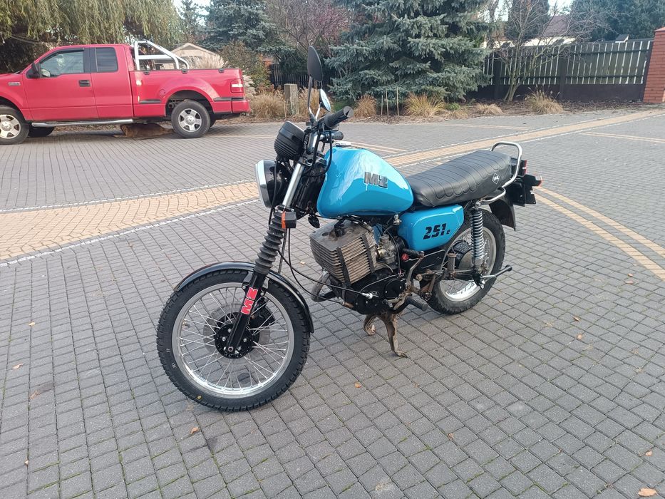 MZ Etz 251e zamiana zamienię motocykl quad cross prl auto bus