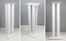 Stojaki standy podstawy pod kolumny głośniki S4 60cm BIAŁE