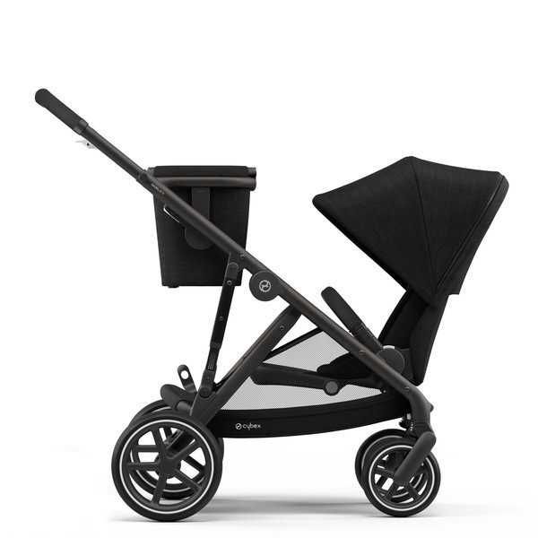 Cybex Gazelle S Wózek Bliźniaczy Rok po Roku Deep Black rama Black