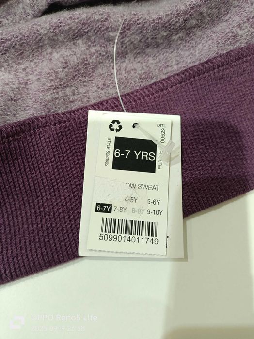 Bluza ocieplana dla dziewczynki