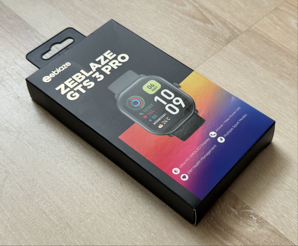 Smartwatch Zeblaze GTS 3 PRO oled pulsometr krokomierz nowy
