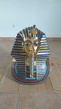 Réplica máscara de Tutancâmon, antigo egipto, dimensões reais.