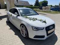 Audi S5 sportback - wynajem auta do ślubu