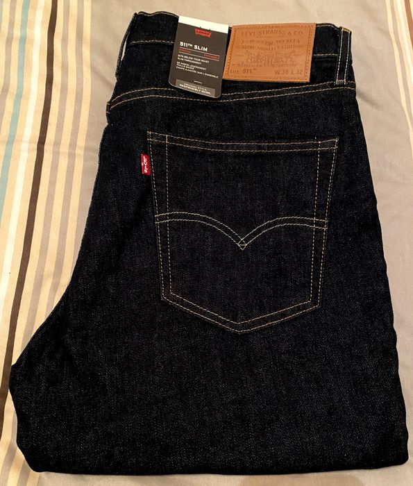Calças de Ganga Levis Strauss 511 Slim, novas