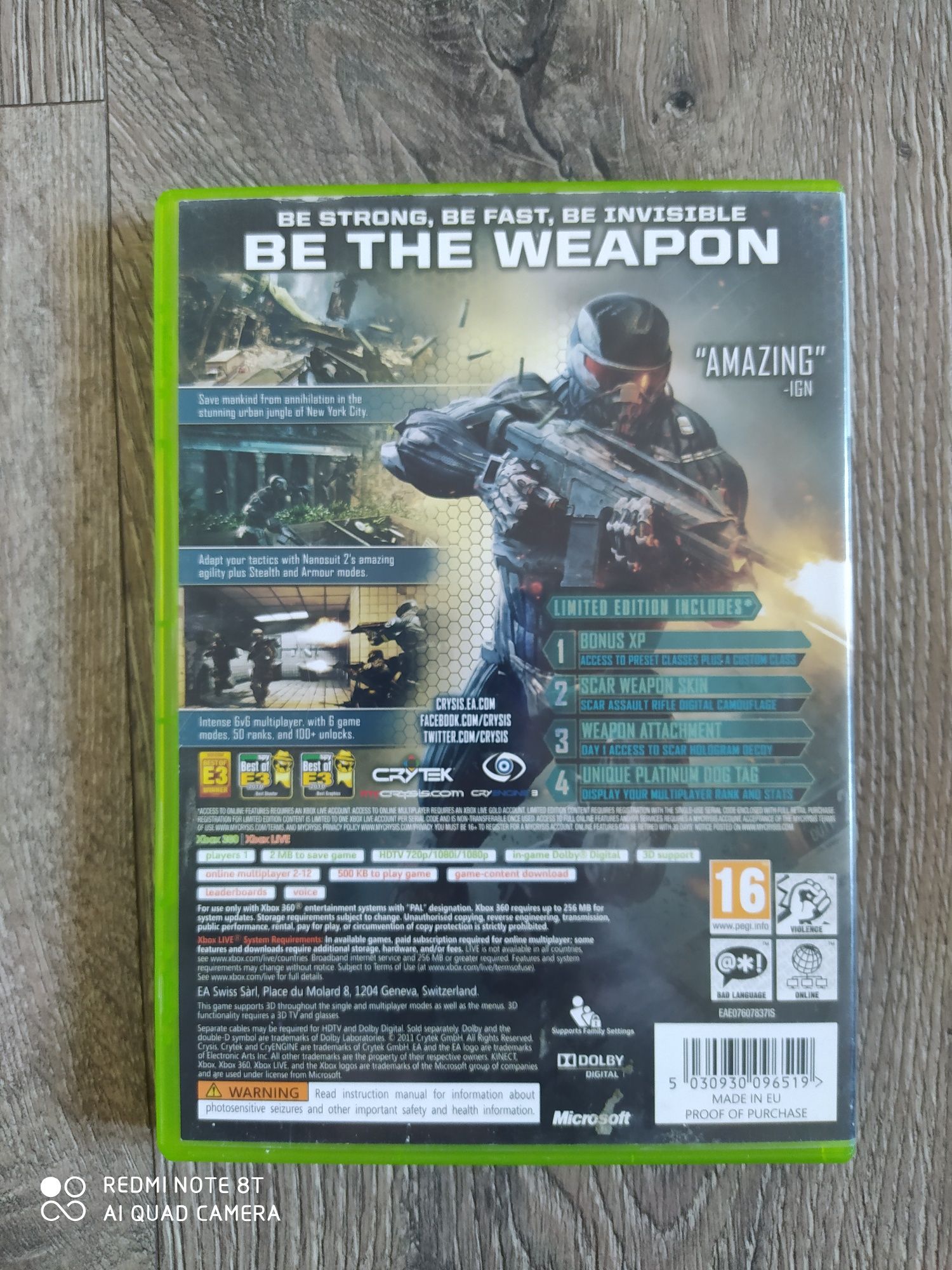 Gra Xbox 360 Crysis 2 Wysyłka