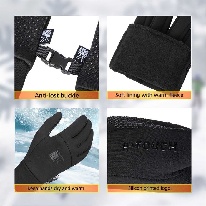 Термо рукавиці KARRIMOR THERMAL, флісові, сумісні з телефоном