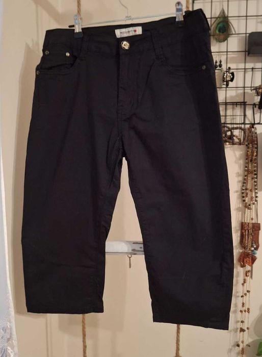 Czarne rybaczki Miss Cheery – rozmiar L / 32