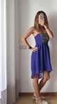 PORTES GRÁTIS - Vestido Roxo da Stradivarius (Tamanho S)
