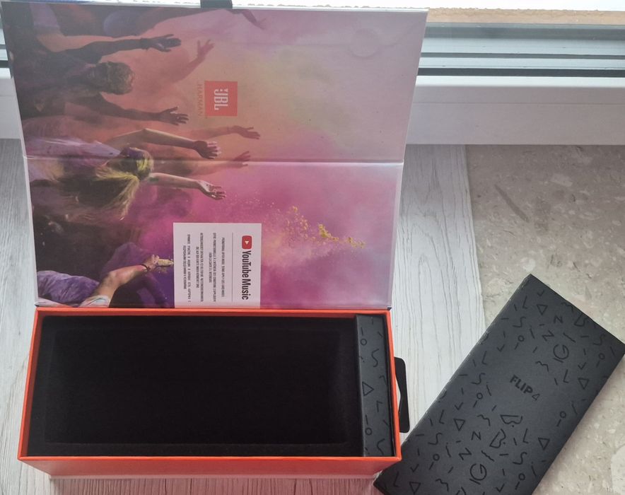 Głośnik JBL Flip 4 +kabel +pudełko+ etui
