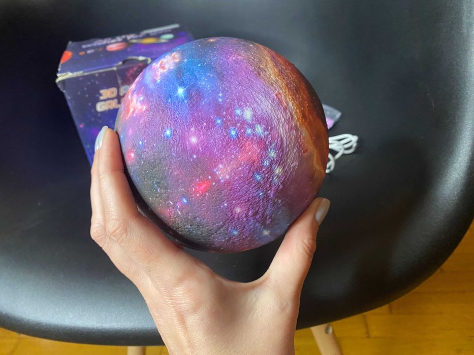 Детский ночник космос 3D c пультом  безпроводной светильник Moon Light