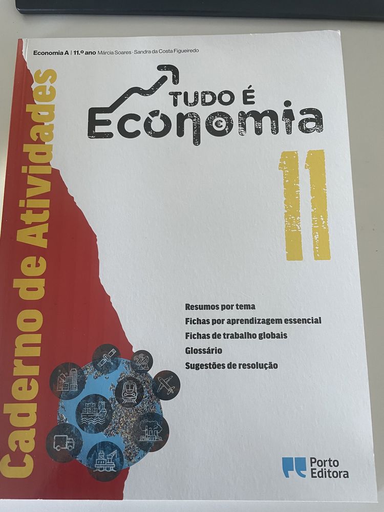 Tudo é economia 11º- ISBN 9789720413192- caderno atividades