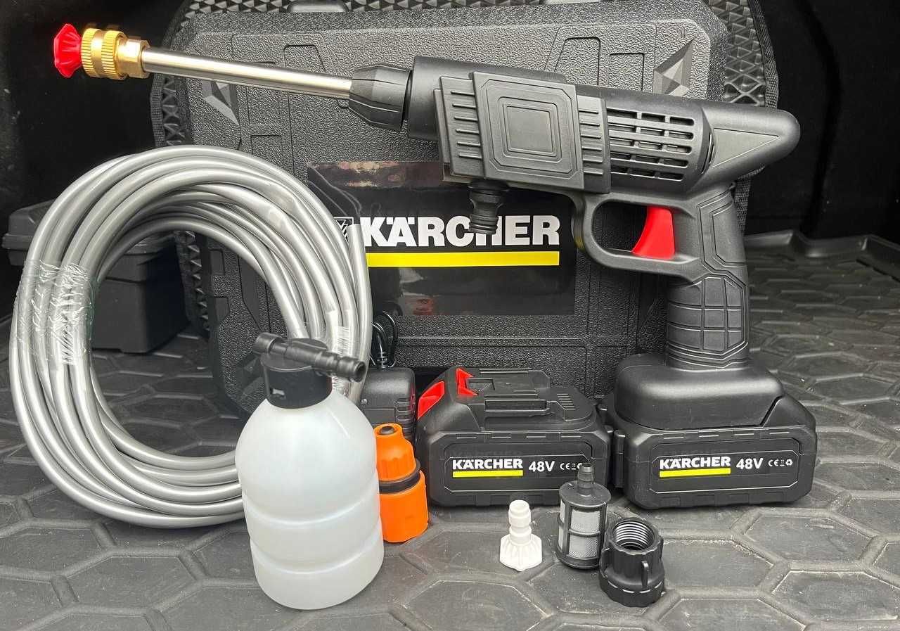 мийка Karcher керхер авто вискогоко тиску автономна 2 акумулятора