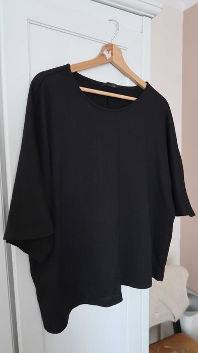 Ellos czarna bluzka z krótkim rękawem rozm. 42 - 44