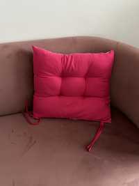 Подушка на стілець фуксія рожева фламінго