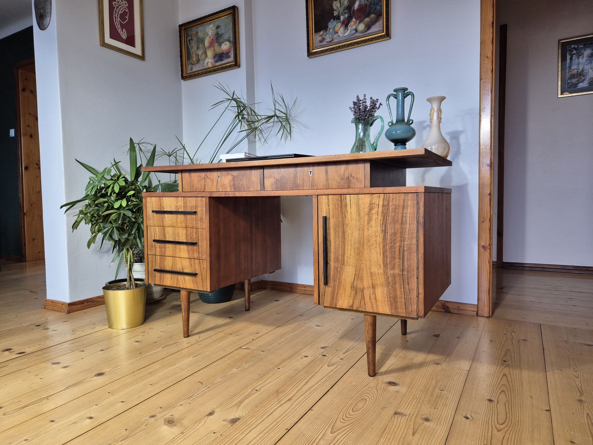 Biurko Hanka z lat 60-tych po renowacji! UNIKAT! PRL VINTAGE RETRO!!