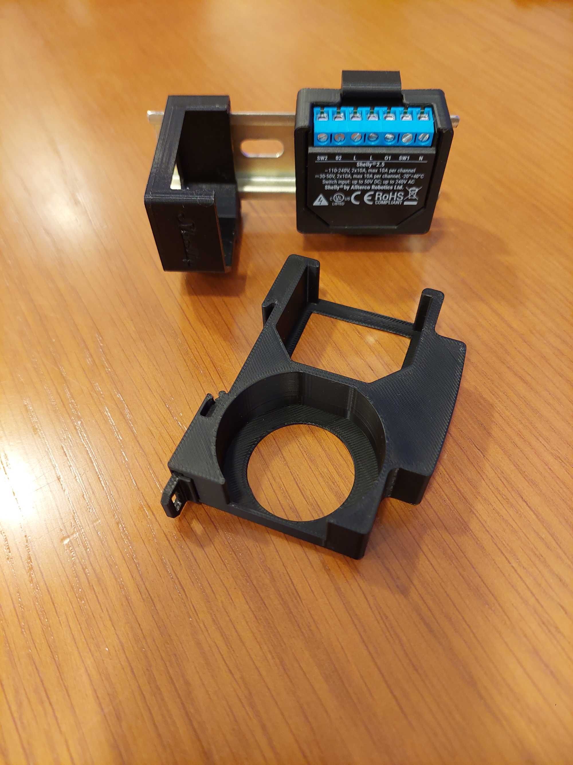 Suporte Shelly DIN rail