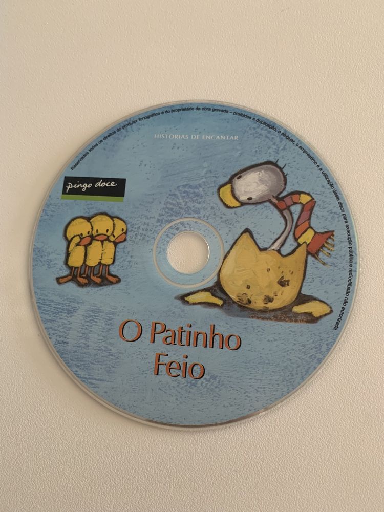 Livro O Patinho Feio inclui CD com historia e musica