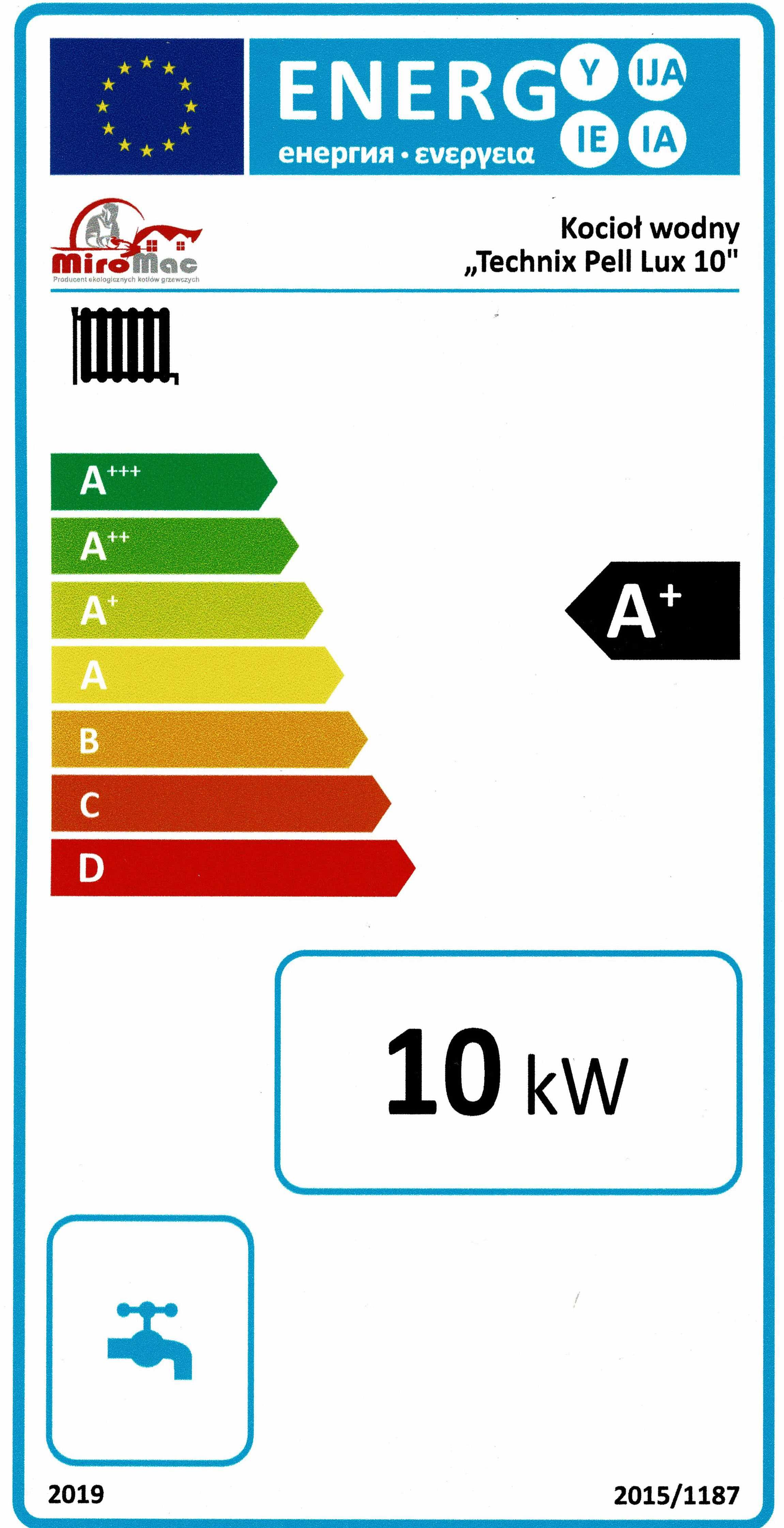 Kocioł  z Podajnikiem na Pellet Technix PELL LUX 10kw 5 klasa Dotacja