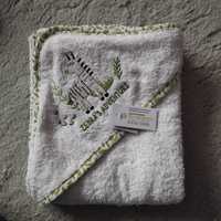 Ręcznik niemowlęcy zebra biały