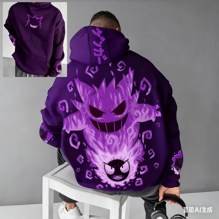 bluza z postaciami z bajki pokemon