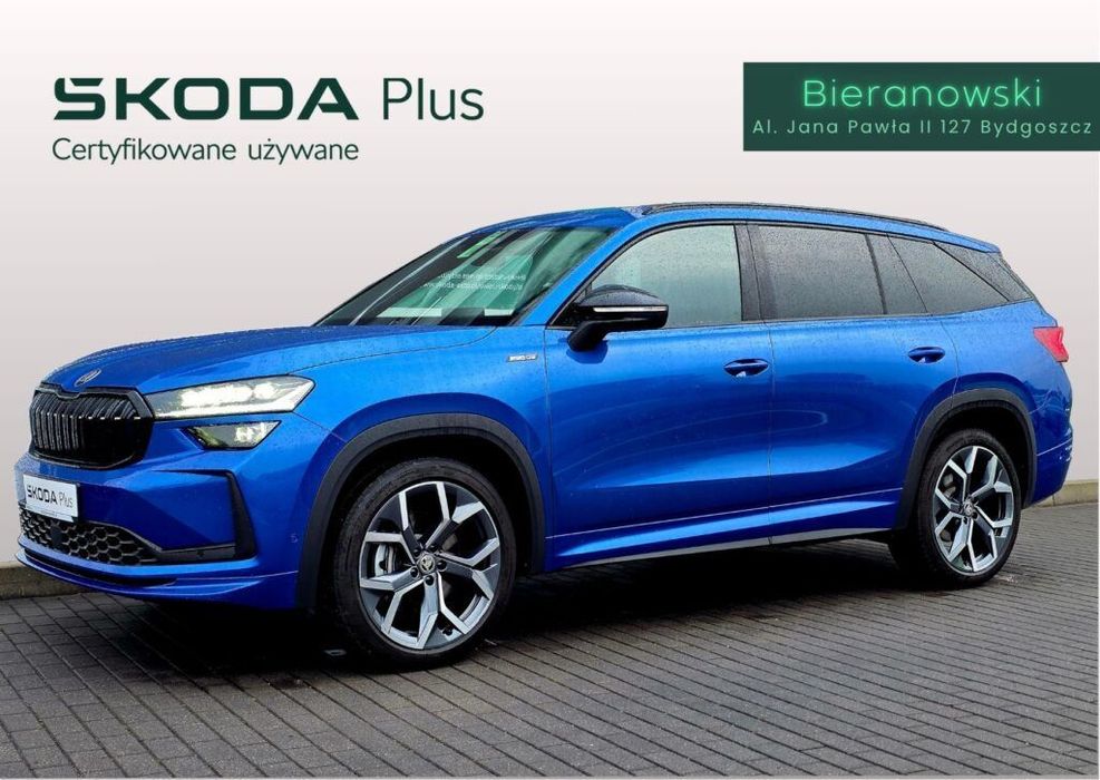 Skoda Kodiaq dynamiczny sportowy SUV 4x4, 193 KM, SPORTLINE, FV 23%, gwarancja