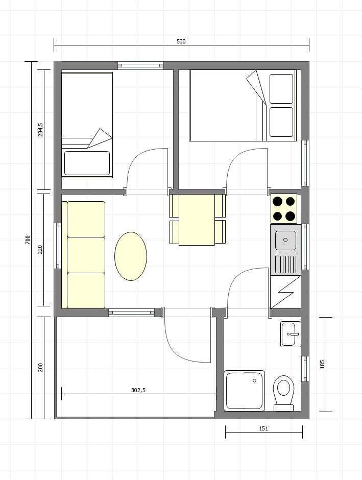 Promocja Domek 35 m 2 drewniany na zgłoszenie parterowy