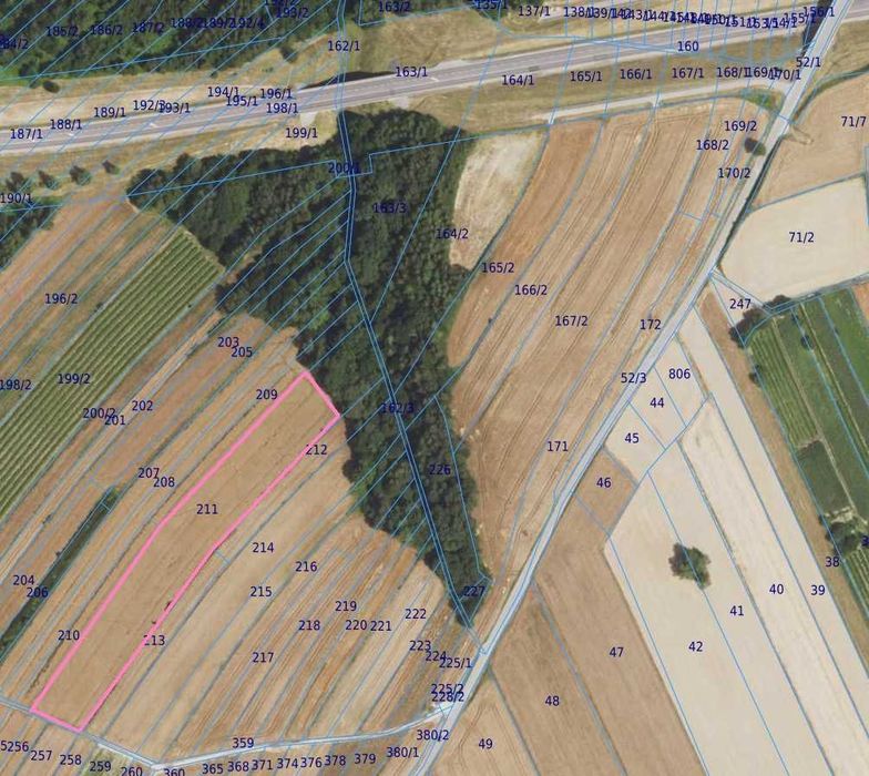 Działka rolna pole orne 90 arów Kraśnik Gmina obręb Góry