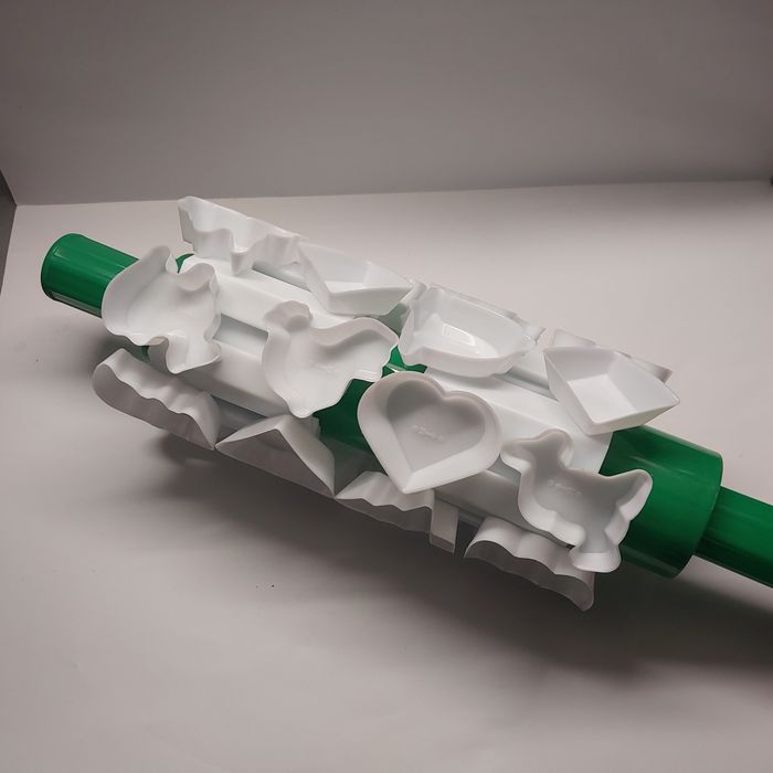 Wałek z foremkami do pierników i ciasteczek